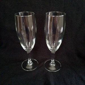 Two 6 oz. Flute Glasses